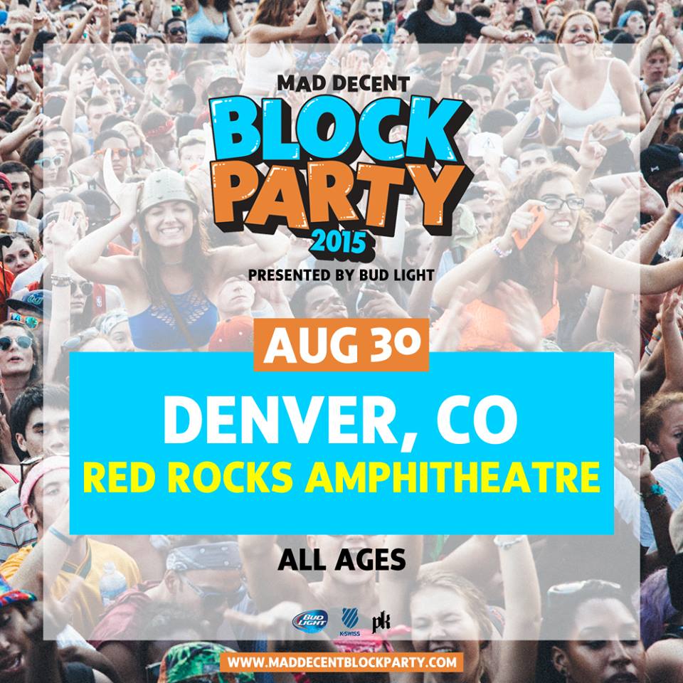 DenverEDMFamily's tweet photo. Huge announcement out of @maddecent! http://t.co/mxRpObIGrO