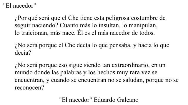 TodoCheGuevara's tweet photo. Hace 87 años nacía Ernesto Che Guevara, "el ser humano más completo de nuestra era".
#CheGuevaraElNacedor http://t.co/Pw0xBe33TA