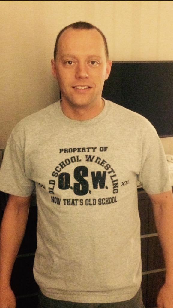 OldSchool_Brad's tweet photo. Representing @OSW_Wrestling @dreddthis #oldschool #OKB #CAC http://t.co/5zOwe0ZOwk