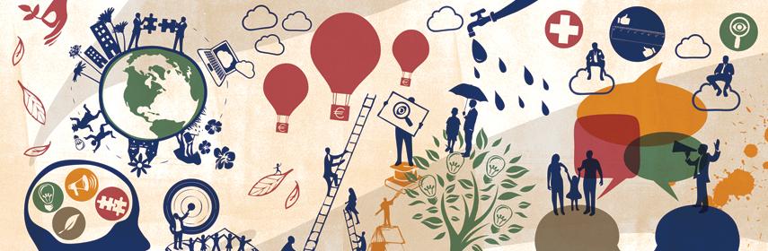 HUMANFdn's tweet photo. lo avete già visitato? il nostro nuovo sito http://t.co/vJPFnoij3M illustrazioni  #amaliacaratozzolo @CitrinoDesignIT http://t.co/eKYTRnEXFR