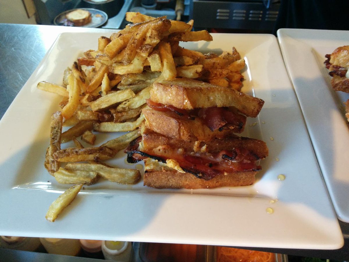 Maple bacon grilled cheese!!