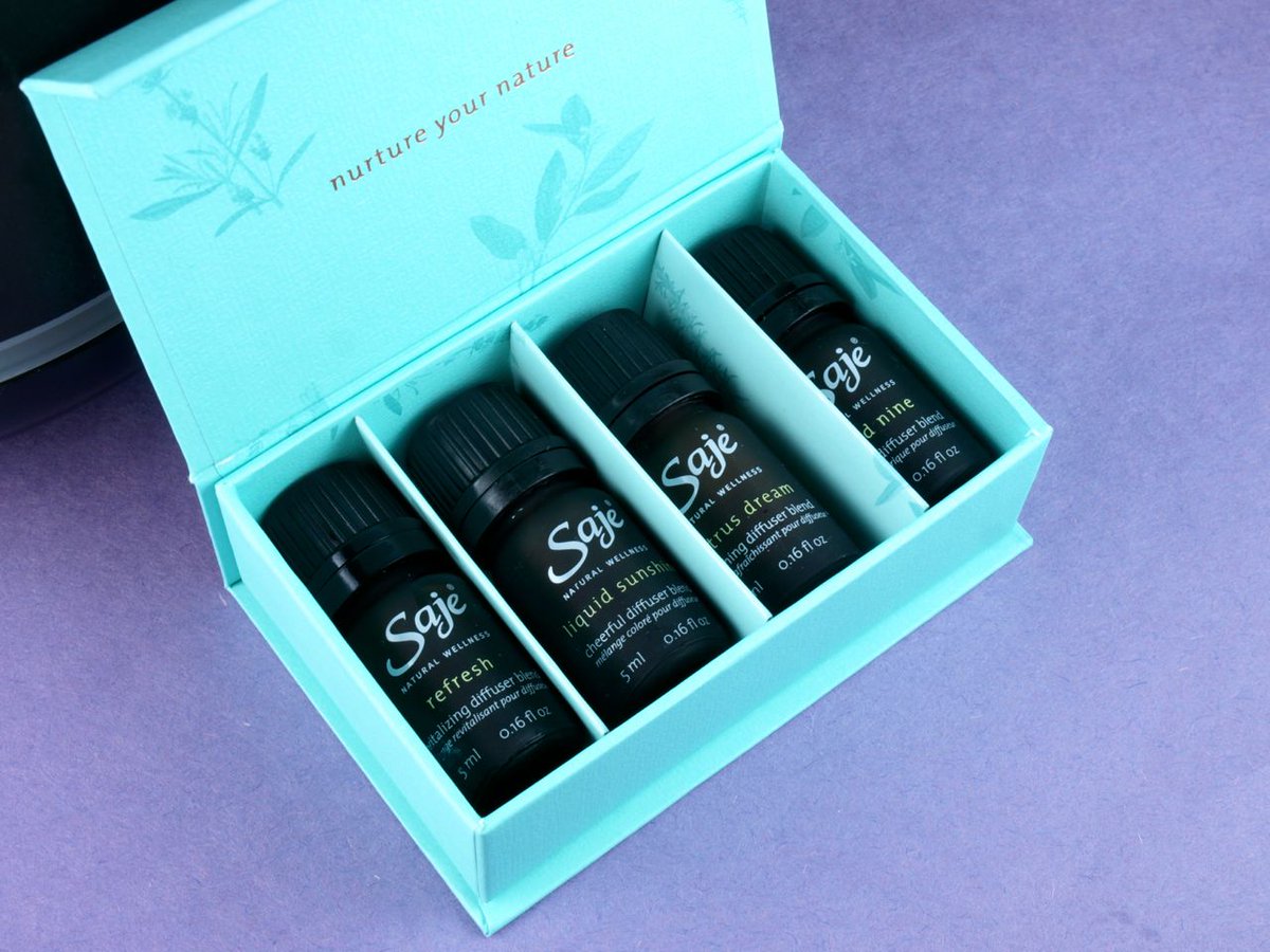 SajeWellness's tweet photo. Saje AromaOm Deluxe Nebulizer: Review by @TheHappySloths http://t.co/z0oo0z8QXY Spoiler: beautiful photos included. http://t.co/Vai16HPlSy