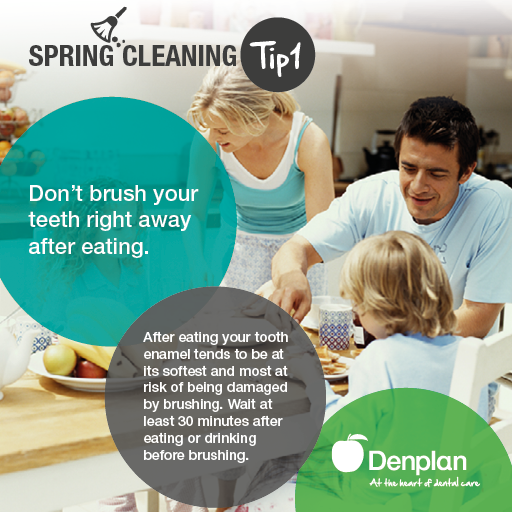 Spring is a great time to brush up on oral hygiene, so here's one of our top tips for keeping your mouth healthy