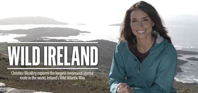wildatlanticway's tweet photo. Follow @clbleakley on @ITV &amp; @UTVIreland at 8pm as she travels length of #WildAtlanticWay for new series Wild Ireland http://t.co/lZOBE7K0gE