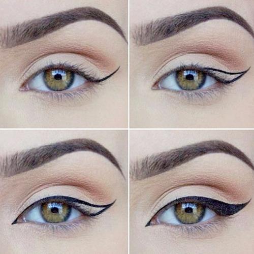 Let this winged #eyeliner pictorial fly your #Monday blue away. By <a href="/miaumauve/">miaumauve</a> #makeup #winstonia