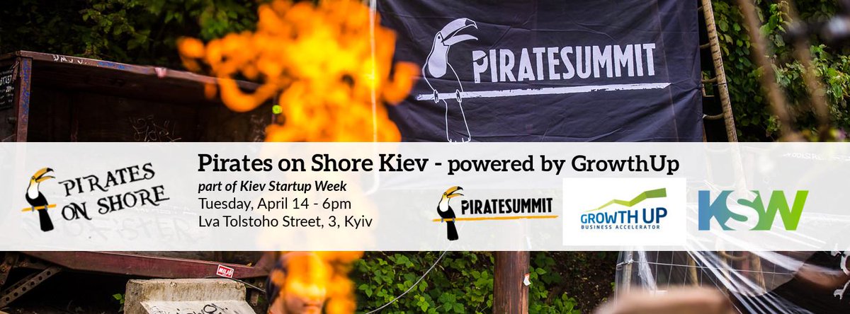 PIRATESummit's tweet image. Ahoy! who's with us in Kiev tomorrow? @ @Co_Chasopys w/ @growthupinc @sgantchev @JohnTurk73 &amp;amp; @Beler! #piratesonshore