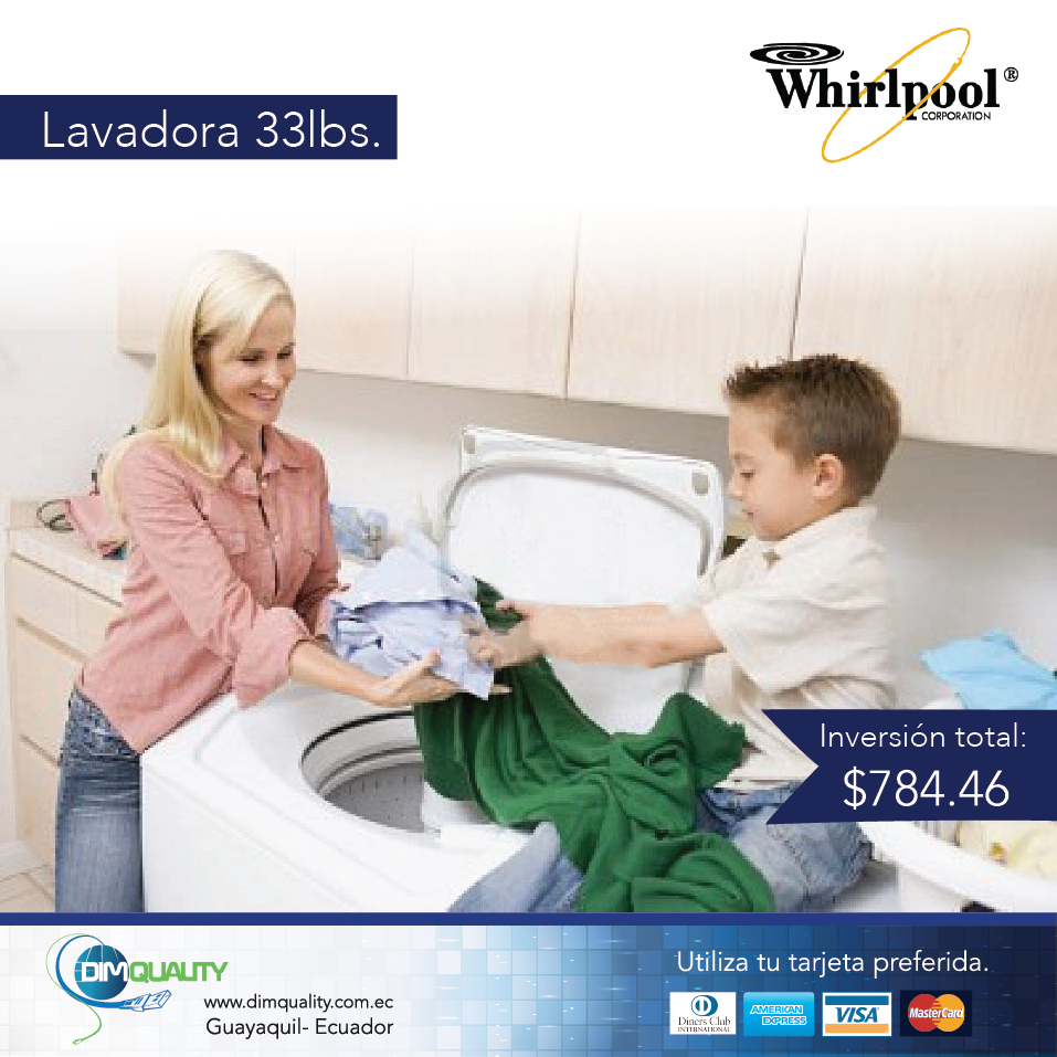 DimqualitySA's tweet image. De regreso a clases y los uniformes siempre limpios con tu lavadora Whirpool. 
#Dimquality  #RegresoAClases