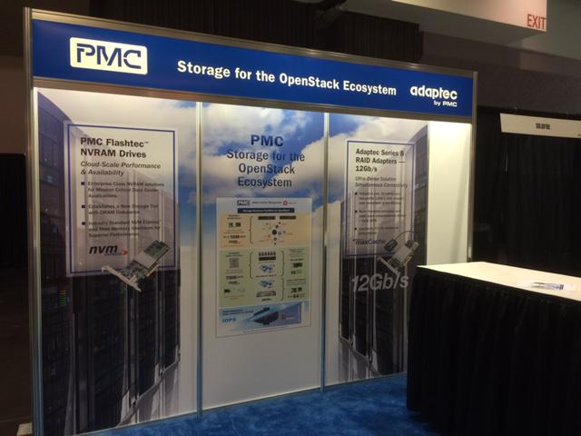 Adaptec_by_PMC's tweet image. We’re here! See PMC&apos;s OpenStack interoperable #Flashtec NVRAM Drives &amp;amp; Adaptec RAID &amp;amp; HBAs, Booth #209 #OpenStackLive