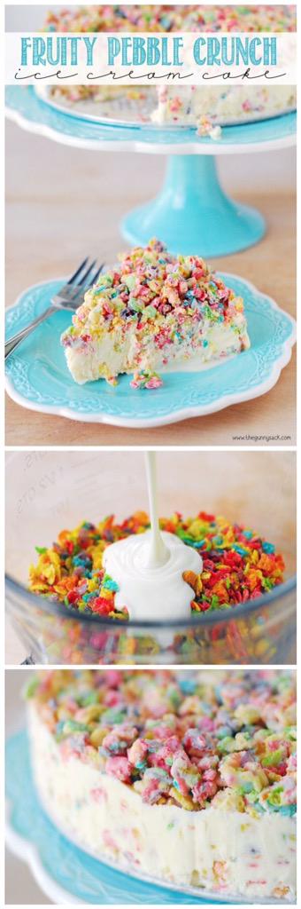 literallyneedit's tweet image. Fruity pebble ice cream cake 😍