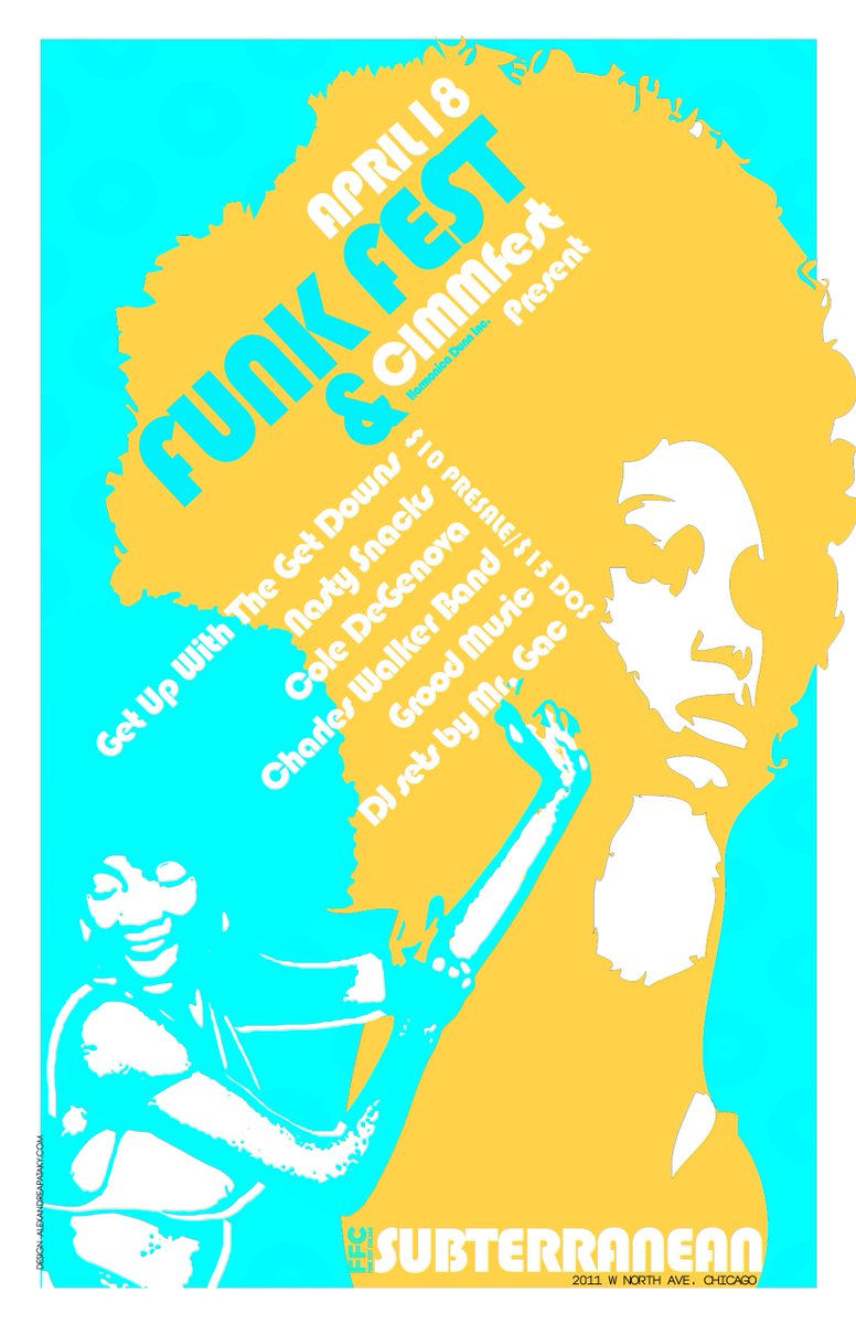 ryanGac's tweet photo. So excited @FunkFestChicago / @CIMMFest this Sat! FUNK w/ @NastySnacks @subtchicago on Sat! http://t.co/ig9dkpKYgR http://t.co/t2P8Bz6X2C