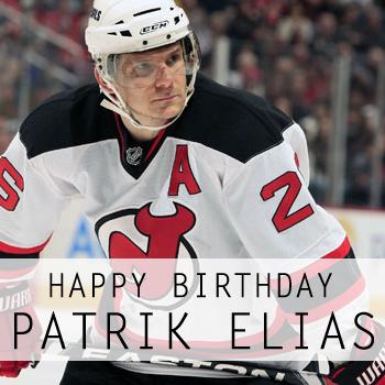 Happy Birthday Patrik Elias of the New Jersey Devils  