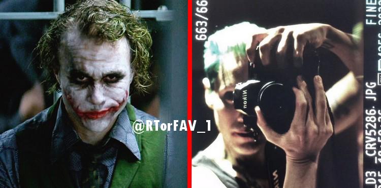 RTorFAV_1's tweet image. REQUESTED
RT for Heath Ledger as the Joker 
FAV for Jared Leto as the Joker