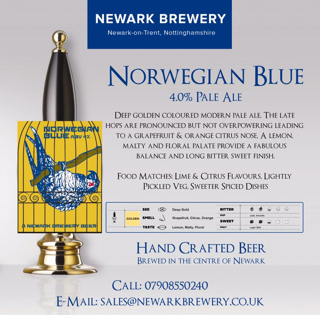 NewarkBrewery's tweet photo. @TheBaumRochdale enjoy guys! Some tasting notes for you! http://t.co/ydjcderNyX
