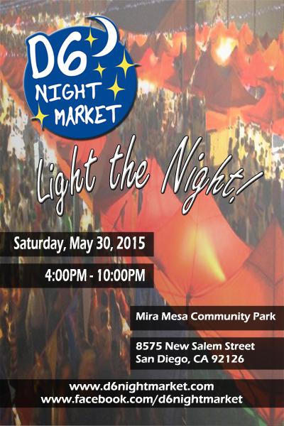 We are proud community partner for next month's D6 Night Market! See you then!