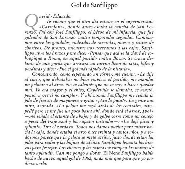 DiarioCuervo's tweet photo. Eduardo Galeano. #SanLorenzo http://t.co/bHWBXhjwkl