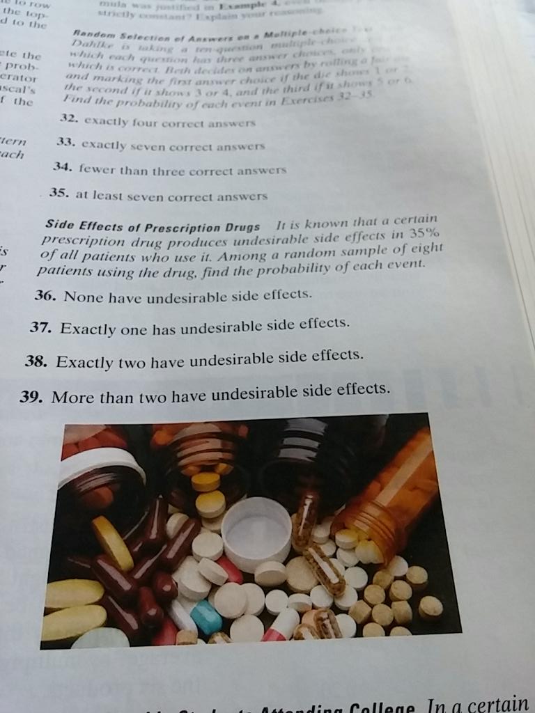 bobbyORbob's tweet photo. My math txt book finding probability of the harshest trip... http://t.co/IApij6cLez