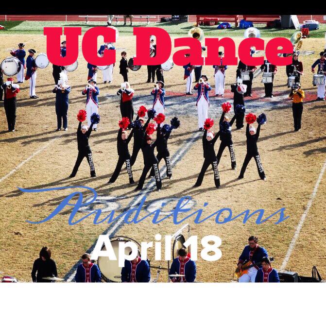 uc_dance's tweet photo. Auditions are this Saturday! Come show your #patriotpride with @uc_dance! @UC_Patriots @UCumberlandsAdm http://t.co/6SUoylapwp