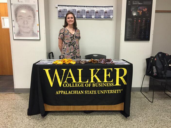 AppStAMA's tweet photo. Come by our table in the PSU to hear more about the #CEOLecture2015! (& maybe grab some free candy π)
#AppStateAMA http://t.co/cfNE7frKmd