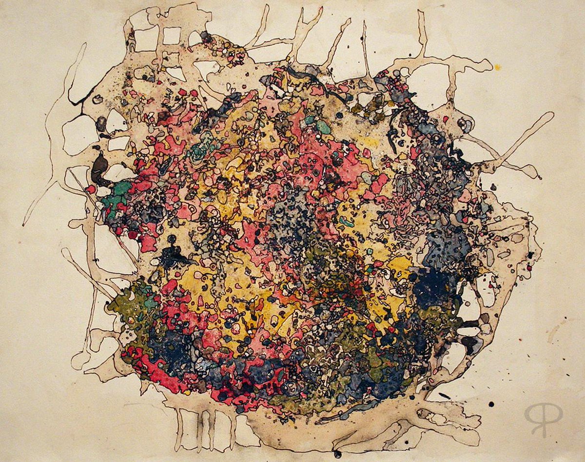 "Containment Loss" Paint Marker and Tea - 2009