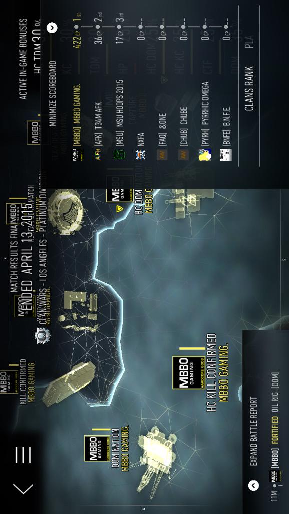 MBBOGAMING's tweet image. Platinum clan war won