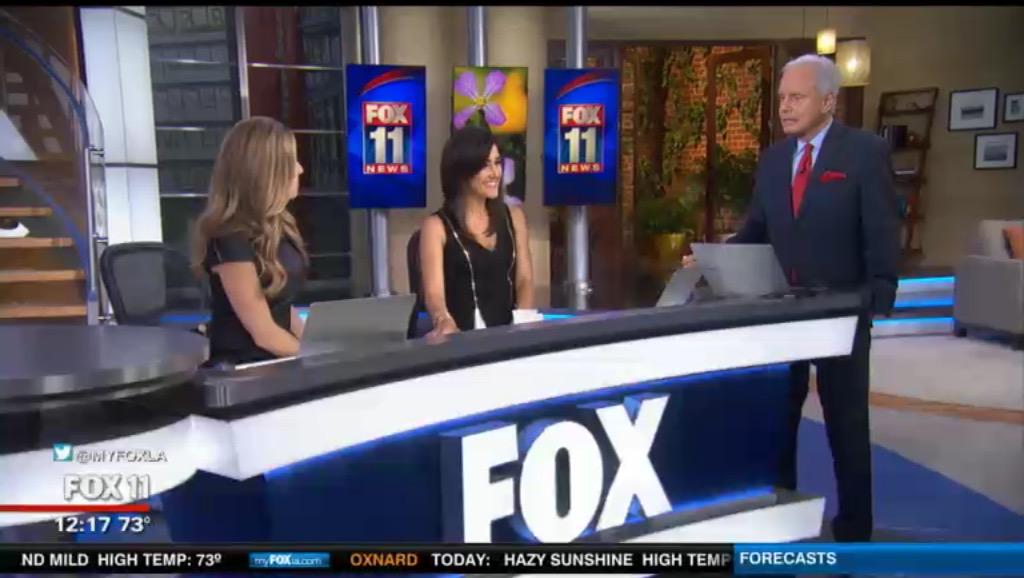 SoCalNewsWatch's tweet photo. The FOX11 News at Noon! @MariaSansone @MarlaTellez @SteveGDLA http://t.co/9CvcfKirGT