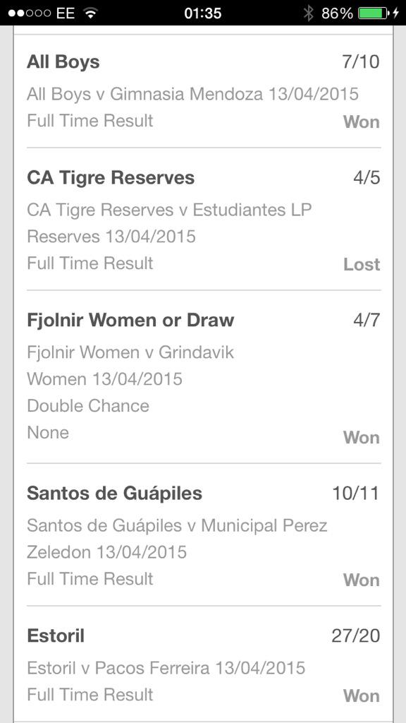Reta_Nero's tweet photo. @AndyBridges10 not sure but on my bet its saying ive lost http://t.co/CIK83hilmx