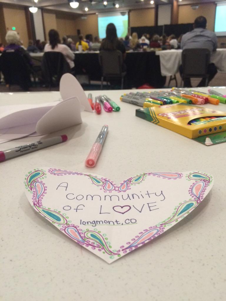 KindnessSvvsd's tweet photo. At an open forum for mental health tonight spreading love and community strength #LongmontStrong http://t.co/s5gQBpim0w