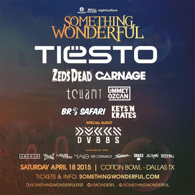TexasEDMFamily's tweet image. RT/FAV for a chance to win 2 tickets to Something Wonderful!
•Must follow
@FullAccessEvent
@TexasEDMFamily
•ENDS 4/16