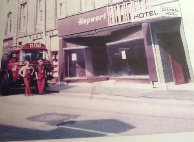 Suit you sir? Who all remembers when TJs was Hepworths? Conversion work just beginning here.