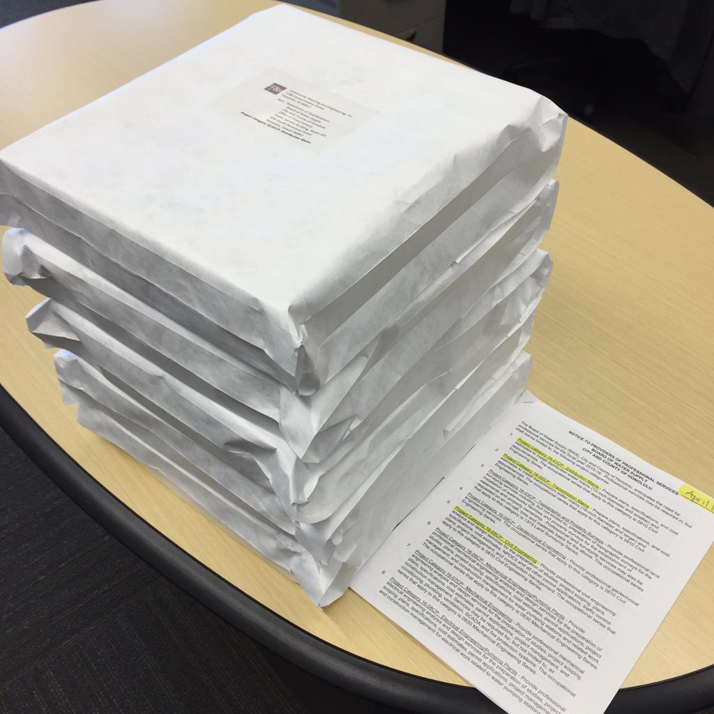 bethito's tweet photo. #marketinglife “@kearbear808: Thank you very much Honolulu Board of Water supply. #annualsubmittals #proposallife http://t.co/5qN5qJo9Co”