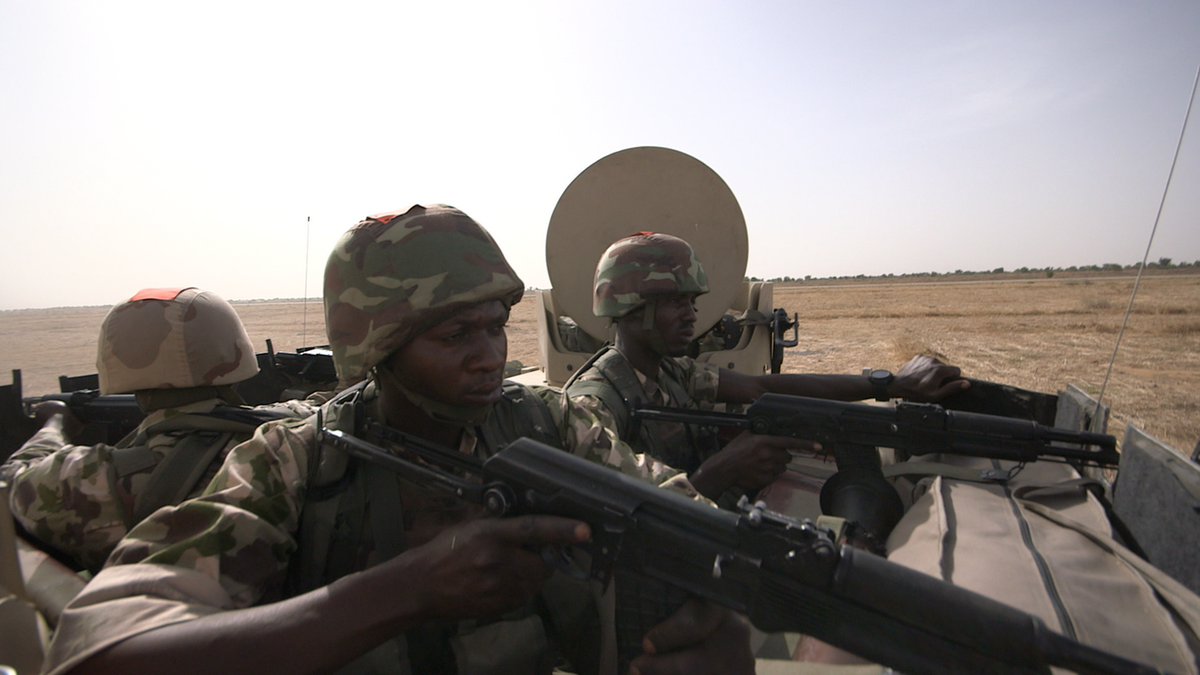 VICENews's tweet photo. "We will defeat Boko Haram. We will take the fight to the enemy and defeat them." http://t.co/DsHeHqVGYR http://t.co/bMYAY2ooYd