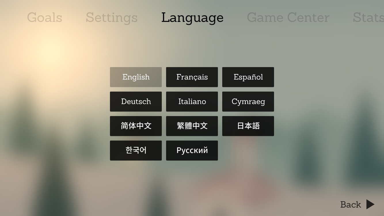 Alto S Odyssey Alto S Adventure Version 1 0 3 Is Now Available Fixes Wingsuit Button And Adds Language Option In Menu Http T Co Tdggzwdomg