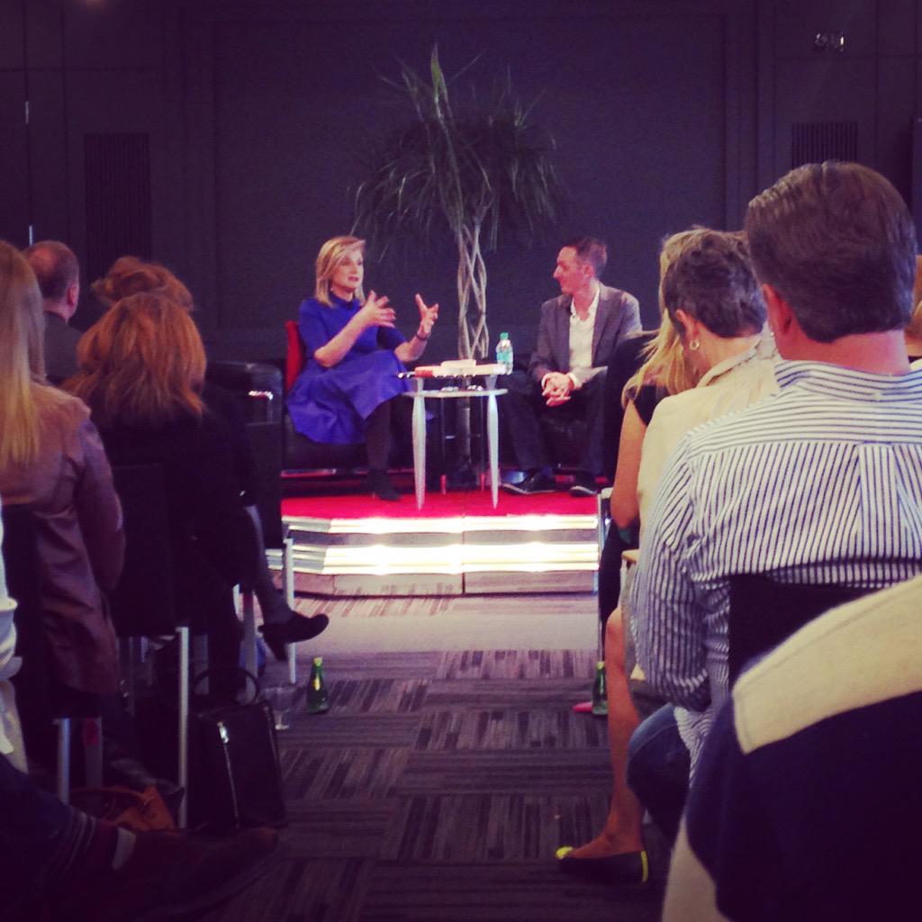 So happy to have had the chance to talk about people and brands and how they can thrive with <a href="/ariannahuff/">Arianna Huffington</a> <a href="/LJayNYC/">Lauri Baker</a>