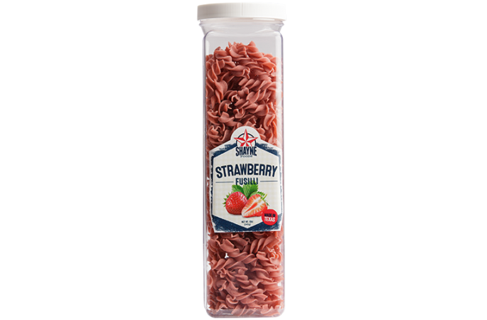 ShayneFoods's tweet photo. PRODUCT OF THE WEEK: Strawberry Fusilli

Top w/ chocolate &amp; whipped cream for max enjoyment.

http://t.co/qzTJKQRBWV http://t.co/EGw488X1BQ