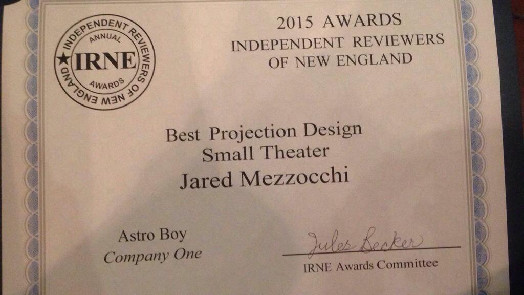 company_one's tweet photo. So proud of our amazing #C1AstroBoy projection designer Jared Mezzocchi! http://t.co/BwvQ2v9Q2S