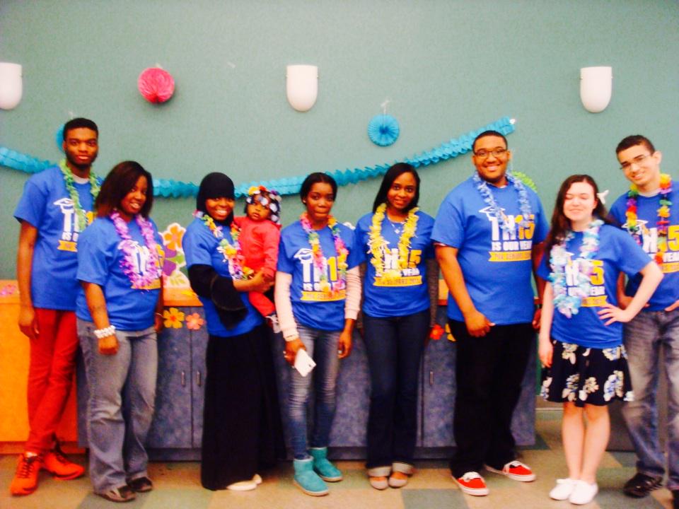 PhillyVirtual's tweet image. PVA Seniors sport in new Tees @ Mixer, check out our blog phillyvirtual.com #elearning2015