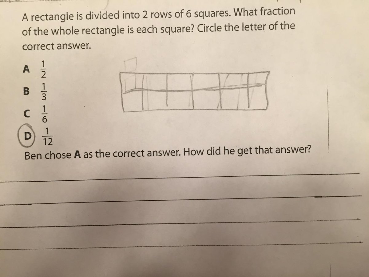 CandyceClifft's tweet image. What kind of question is this? Nate says Ben picked "A" because Ben isn't very smart. #homeworkproblems