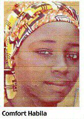 IjeomaOgood's tweet photo. One year since Comfort Habila was taken from her family. Will she ever come home? #NeverForget #BringBackOurGirls http://t.co/8hVqfhNBIe