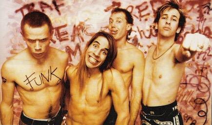Happy birthday Hillel Slovak (far right) 
