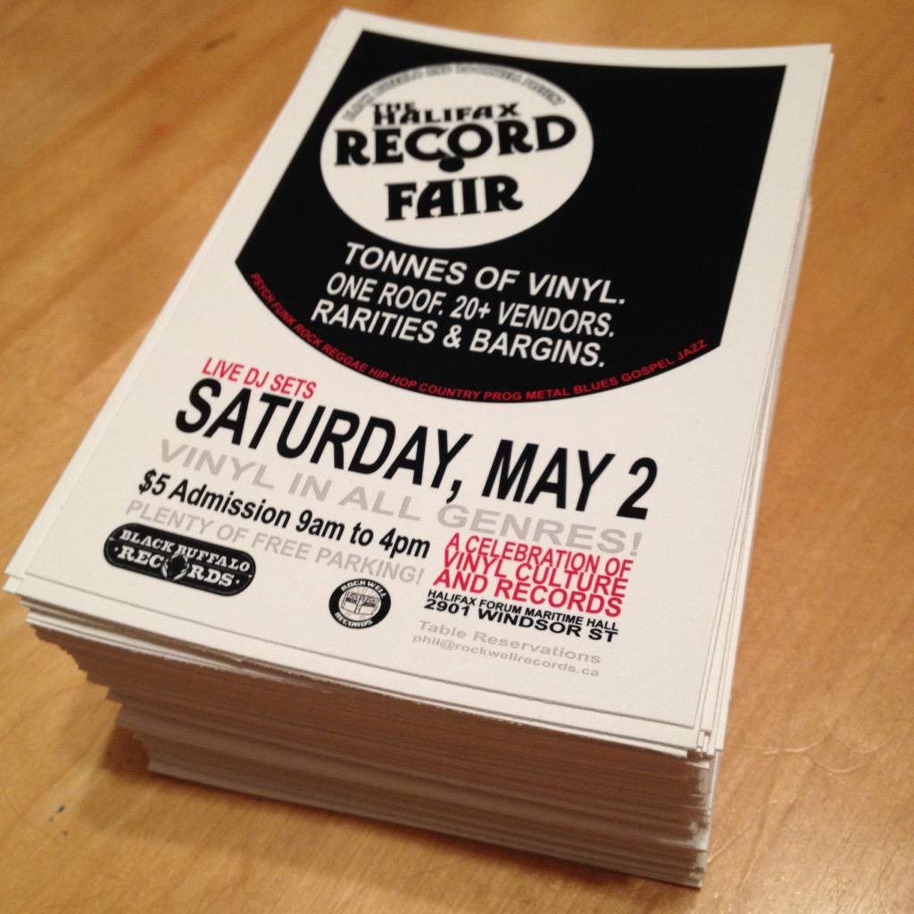YellowCrateGold's tweet photo. It's starting to feel like spring! @HFXRecordFair is only a few weeks away! #halifax #vinyl #hrf #halifaxrecordfair http://t.co/uS5xgiyHXl