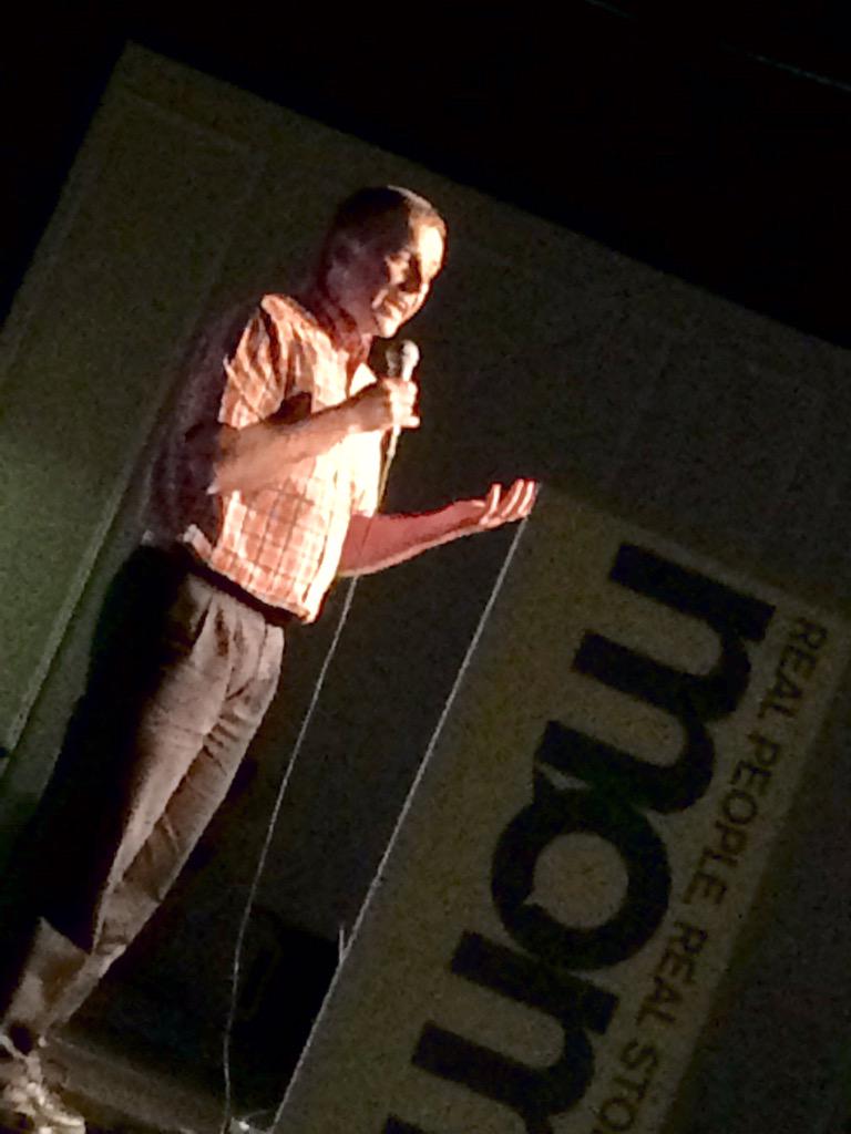 dogood_nation's tweet photo. Lovin' the ever entertaining @JamesMCoolidge  What a great storyteller!!! #paulamorand #victoriacraig http://t.co/rOhoeqW9Xk