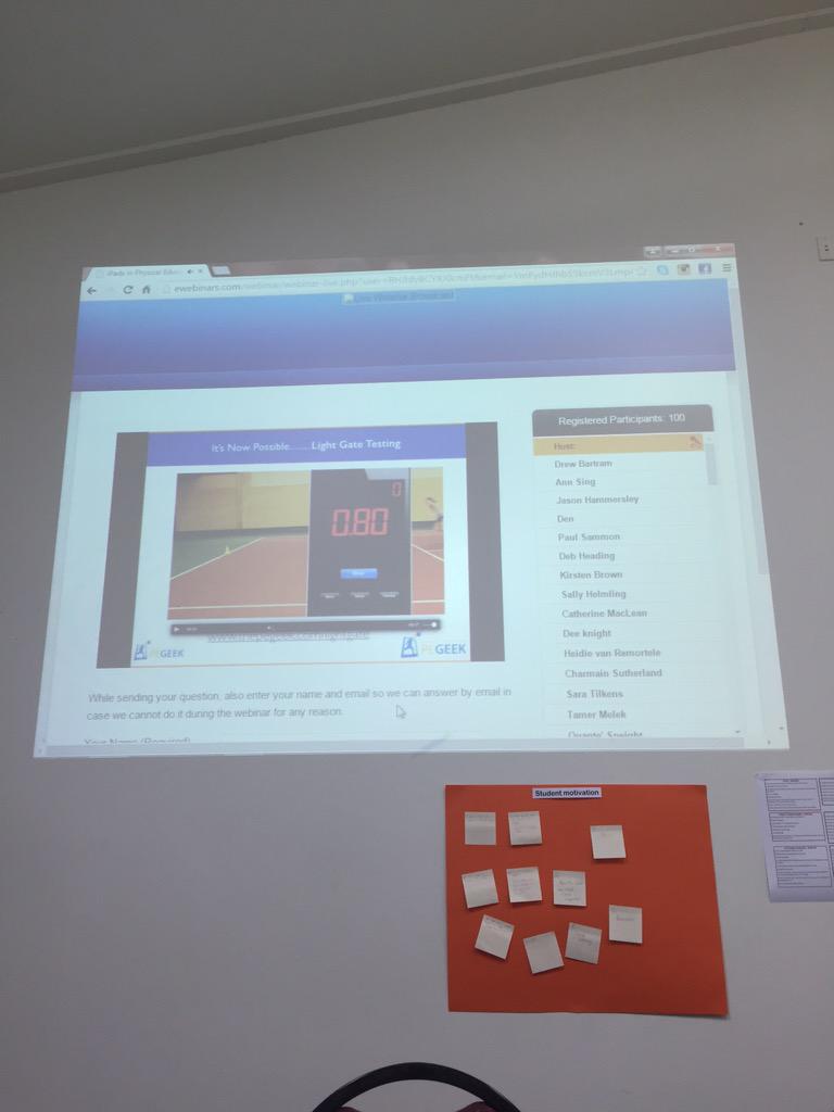 DrewBartram's tweet photo. Cheers @mrrobbo for the iPads in PE pd this morning. More motivation for term 2. http://t.co/kK3LshSK5V
