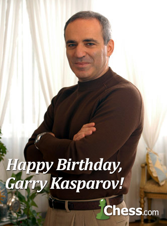 Happy birthday to a chess legend, Garry Kasparov. 