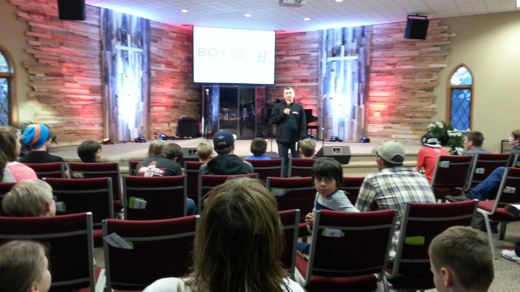 NIAdmissions's tweet photo. Stop #2
Give Me an Answer Tour starts again tonight at Wausau Alliance Church. 
http://t.co/2EjiIMS3Ga http://t.co/03DDVVL8ZT