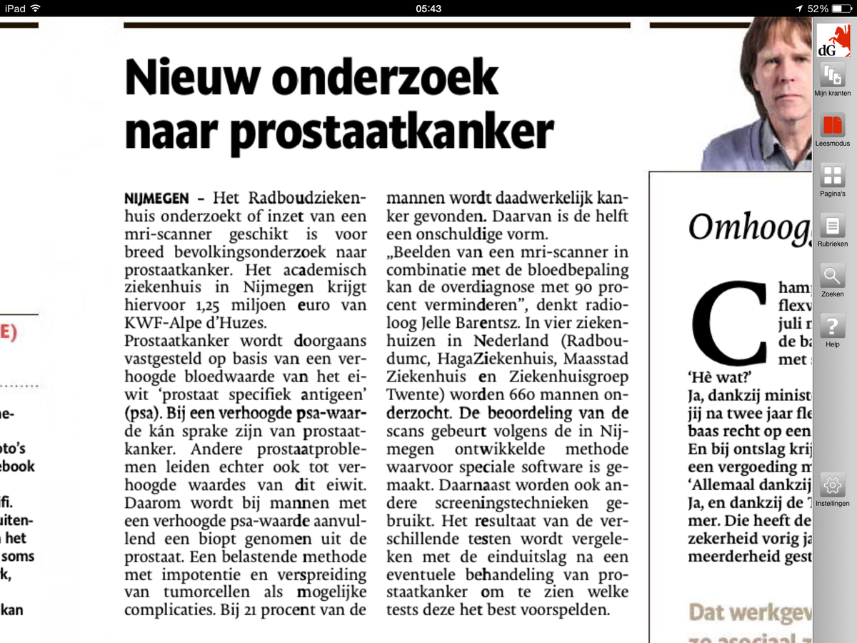 1,25 miljoen maar onderzoek prostaatkanker. Geld doneren helpt echt! #ad6 #bigchallenge bit.ly/1FPo10X