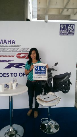 mithachiell's tweet photo. @indika9160fm @yamahaindonesia #yamahagoestooffice916 http://t.co/KPJmTPond9