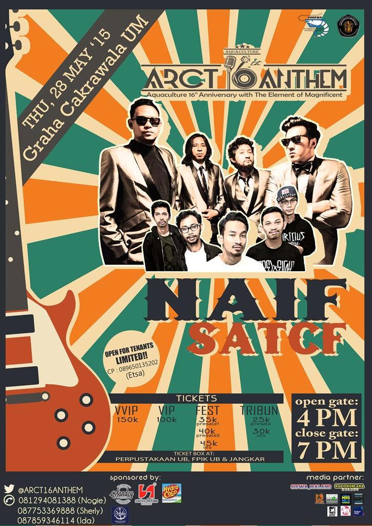 HMPBP UB proudly present ARCT16ANTHEM  28Mei2k15 |GrahaCakrawala |Presale fest35 Trib25 VIP100 VVIP150 <a href="/KabarMLG/">MALANG</a>