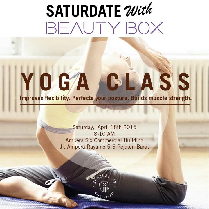 Join #yogaclass sambil menikmati <a href="/beautyboxind/">Beauty Box Indonesia</a> beauty treatment dan @komunal88 healthy breakfast. Info 08111984368