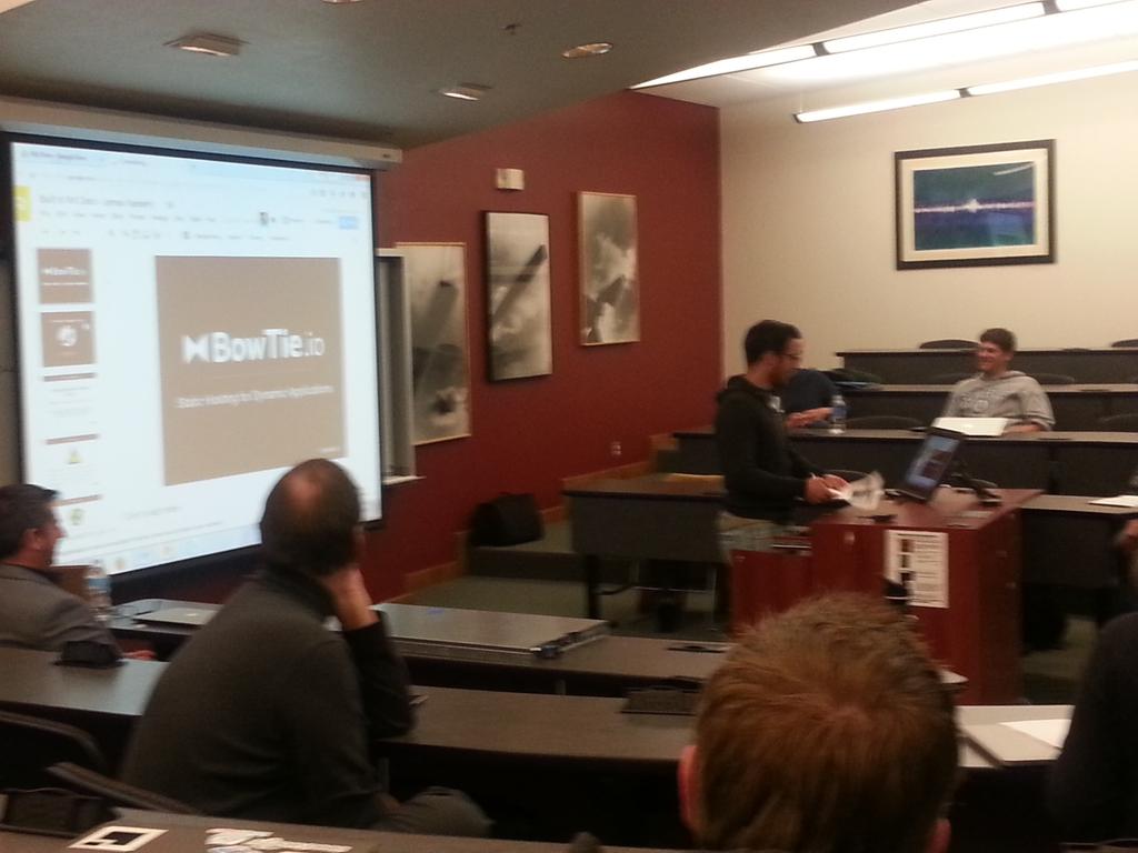 BreezyNM's tweet photo. James here @builtinnm to talk @bowtie_io hosting for applications - reducing cost, time, risk and effort #builtinnm http://t.co/mYZNsL4DVG