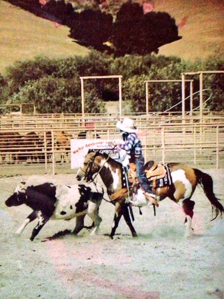 kendrasantos's tweet photo. The wild child of a mustang paint pony Paintbrush, who was the perfect match for my son @TaylorSantos94, died today.❤ http://t.co/lRM3zK7ZOF